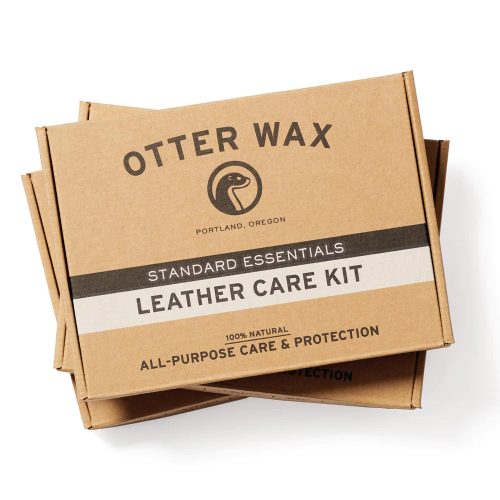 Otter Wax Essentials Leather Care Kit closed top down