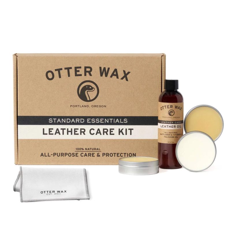 Otter Wax Essentials Leather Care Kit front