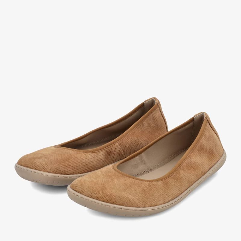 groundies lily cognac diagonal both shoes