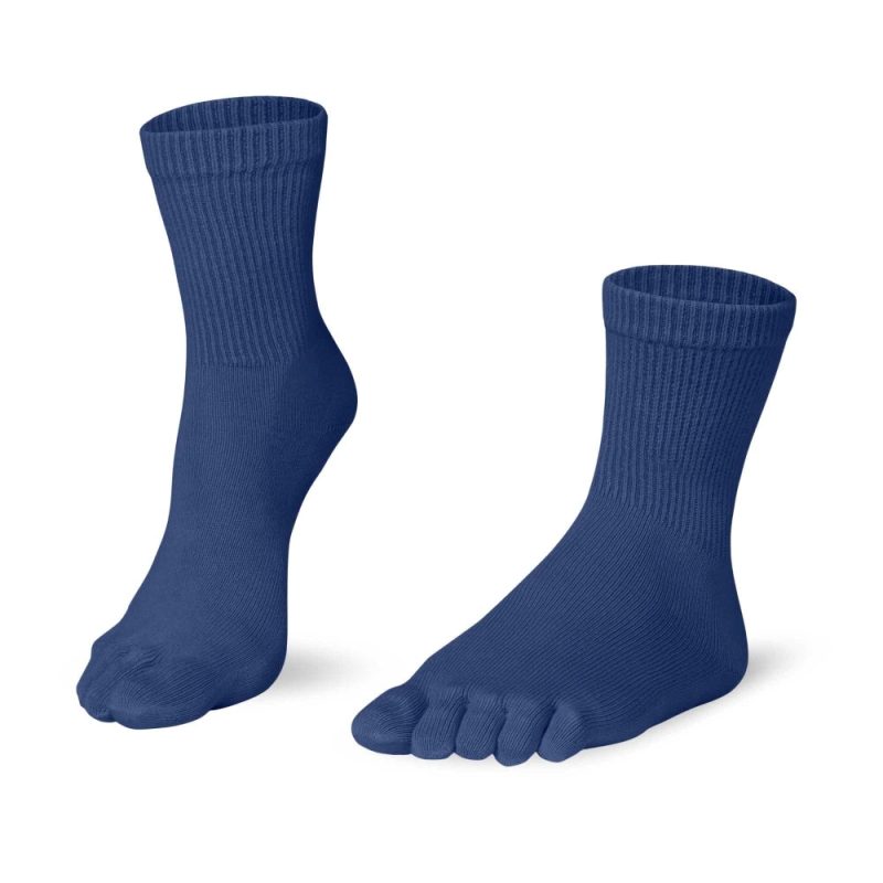 knitido essentials relax socks dark blue diagonal