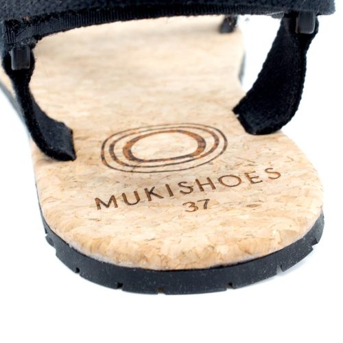 mukishoes solstice black heel detail